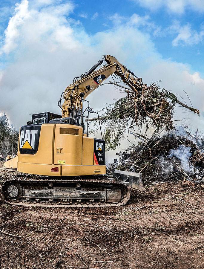Land Clearing Excavation Services - Terram Excavating Nanaimo 